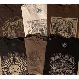 Lucky Brand Shirts - LUKCY BRAND JEANS MENS GRAPHIC T SHIRT 6 LOT XXL Lucky Brand Shirts - LUKCY BRAND JEANS MENS GRAPHIC T SHIRT 6 LOT XXL